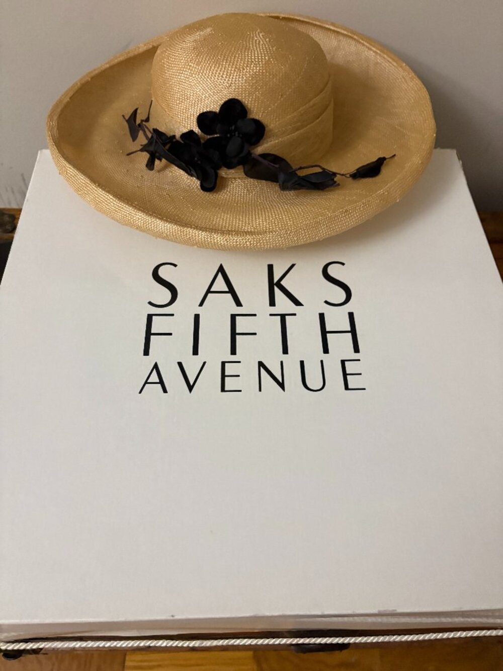 New with Box! Marina Killery Couture Straw Hat (Princess Diana's) Milliner